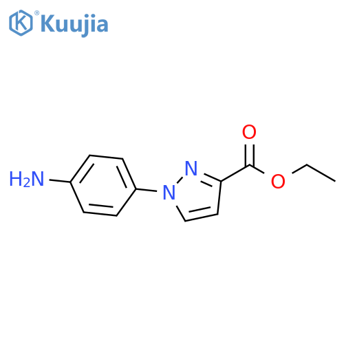 ethyl 1-(4-aminophenyl)-1H-pyrazole-3-carboxylate structure