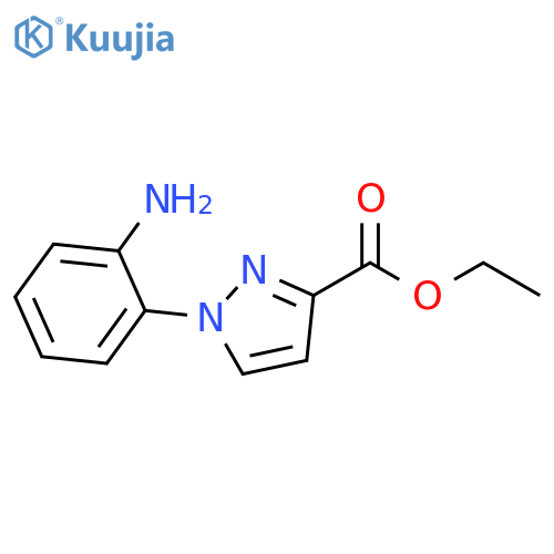ethyl 1-(2-aminophenyl)-1H-pyrazole-3-carboxylate structure