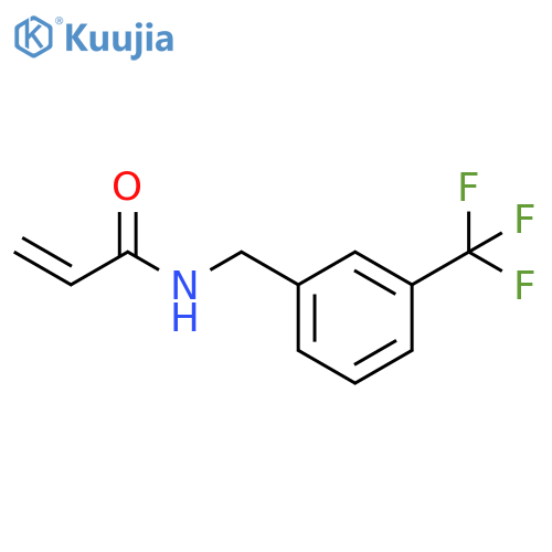 n-{3-(Trifluoromethyl)phenylmethyl}prop-2-enamide structure