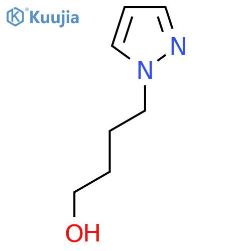 4-(1H-Pyrazol-1-yl)butan-1-ol structure