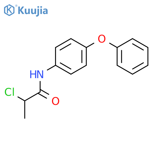 2-chloro-N-(4-phenoxyphenyl)propanamide structure