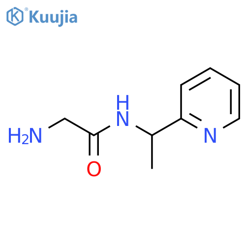 2-amino-N-1-(pyridin-2-yl)ethylacetamide structure