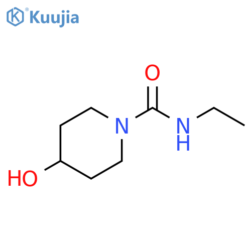 N-ethyl-4-hydroxypiperidine-1-carboxamide structure