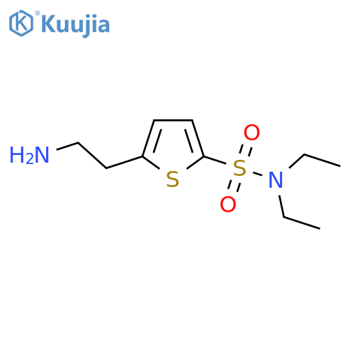 5-(2-Aminoethyl)-N,N-diethylthiophene-2-sulfonamide structure