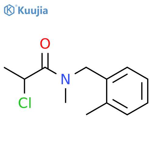 2-Chloro-N-methyl-N-(2-methylphenyl)methylpropanamide structure