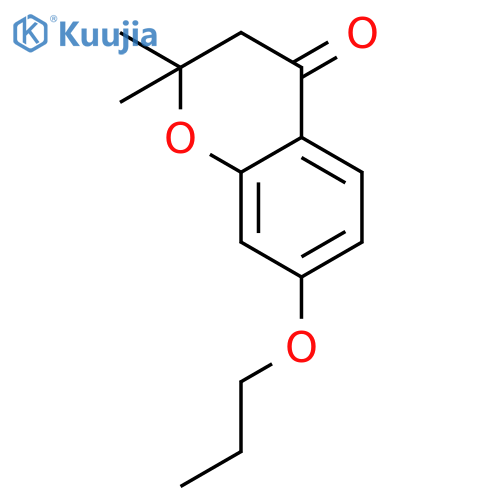 4H-1-Benzopyran-4-one, 2,3-dihydro-2,2-dimethyl-7-propoxy- structure