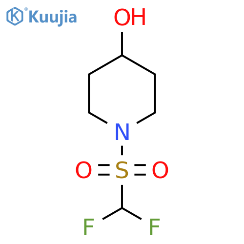 1-(difluoromethylsulfonyl)piperidin-4-ol structure