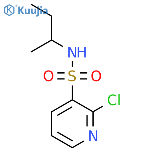 N-(butan-2-yl)-2-chloropyridine-3-sulfonamide structure