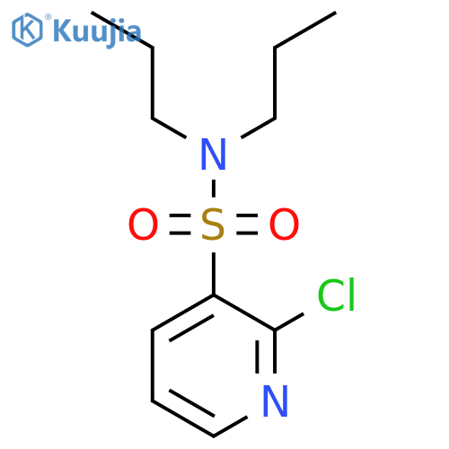 2-Chloro-N,N-dipropylpyridine-3-sulfonamide structure