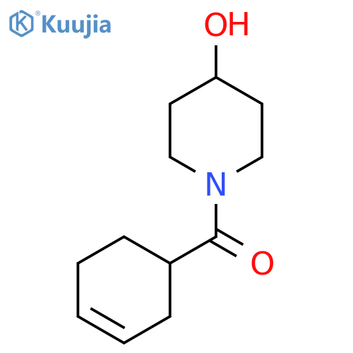 1-(Cyclohex-3-ene-1-carbonyl)piperidin-4-ol structure