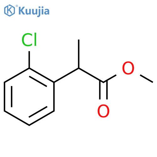 Methyl 2-(2-chlorophenyl)propanoate structure