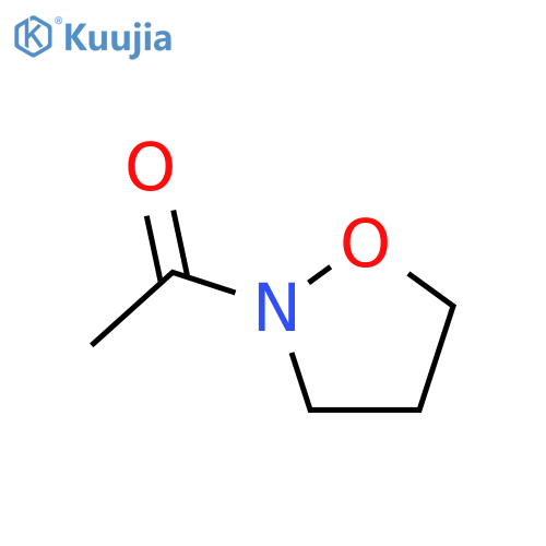 Isoxazolidine, 2-acetyl- structure