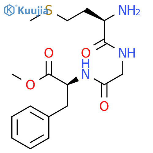 L-Phenylalanine, N-(N-D-methionylglycyl)-, methyl ester structure