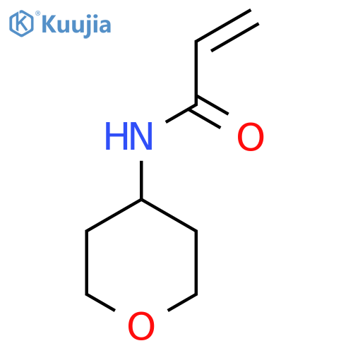 N-(oxan-4-yl)prop-2-enamide structure