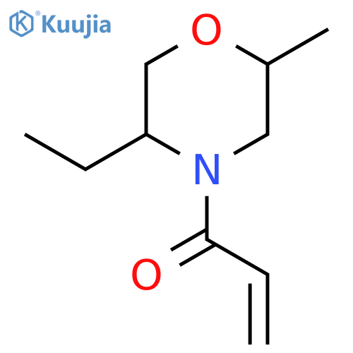 1-(5-Ethyl-2-methylmorpholin-4-yl)prop-2-en-1-one structure