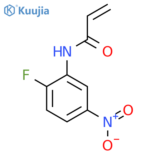 N-(2-Fluoro-5-nitrophenyl)acrylamide structure