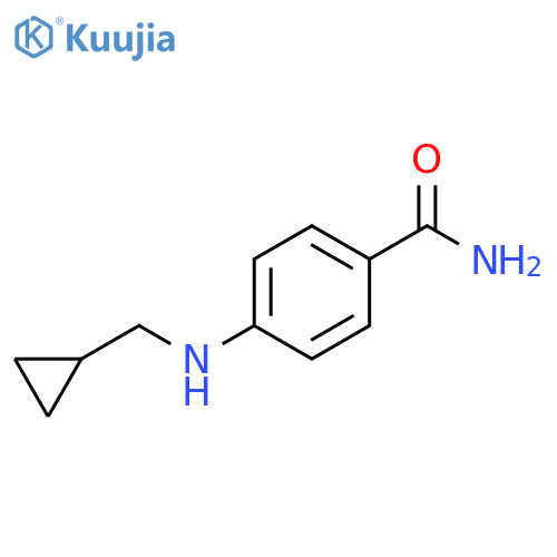 4-(cyclopropylmethyl)aminobenzamide structure