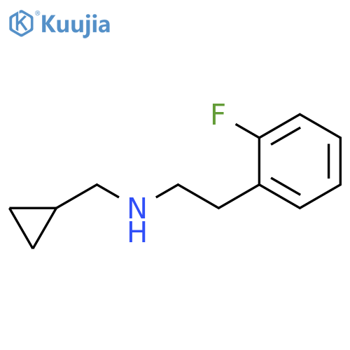 (cyclopropylmethyl)2-(2-fluorophenyl)ethylamine structure