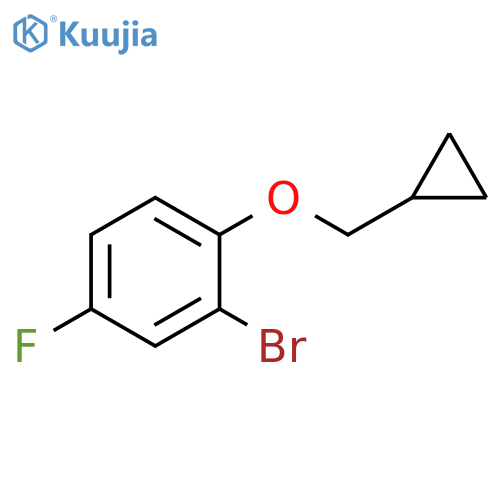 4-Fluoro-2-bromophenol Methyl Cyclopropyl Ether structure