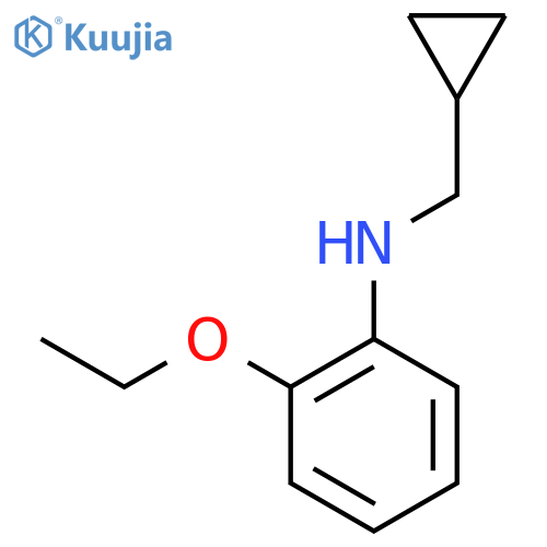N-(cyclopropylmethyl)-2-ethoxyaniline structure