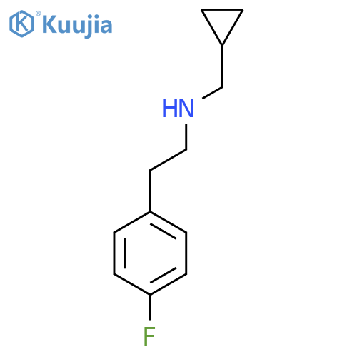 (cyclopropylmethyl)2-(4-fluorophenyl)ethylamine structure