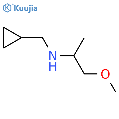 (Cyclopropylmethyl)(1-methoxypropan-2-yl)amine structure