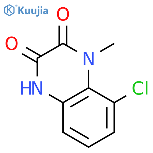 2,3-Quinoxalinedione, 8-chloro-1,4-dihydro-1-methyl- structure