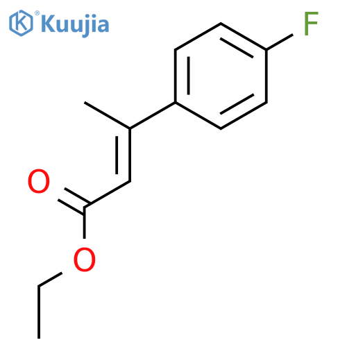 ethyl 3-(4-fluorophenyl)but-2-enoate structure
