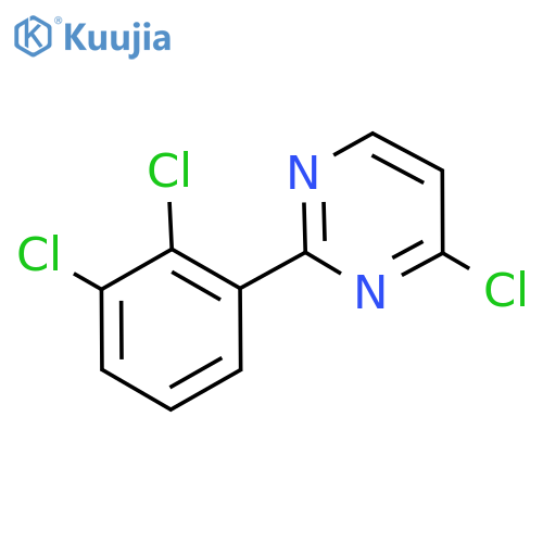 4-Chloro-2-(2,3-dichlorophenyl)pyrimidine structure