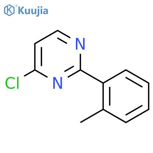 4-Chloro-2-(2-methylphenyl)pyrimidine structure