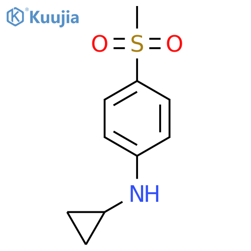Cyclopropyl-(4-methanesulfonyl-phenyl)-amine structure