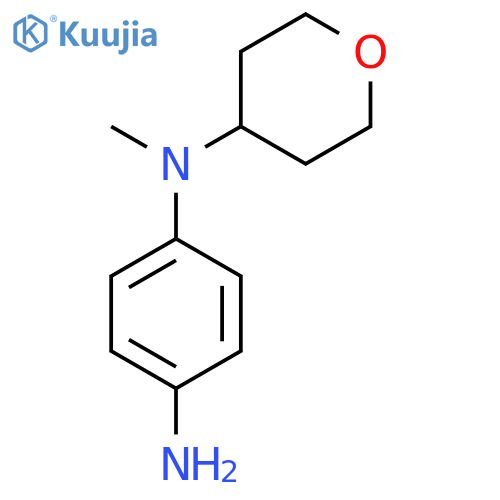 N1-Methyl-N1-(oxan-4-yl)benzene-1,4-diamine structure