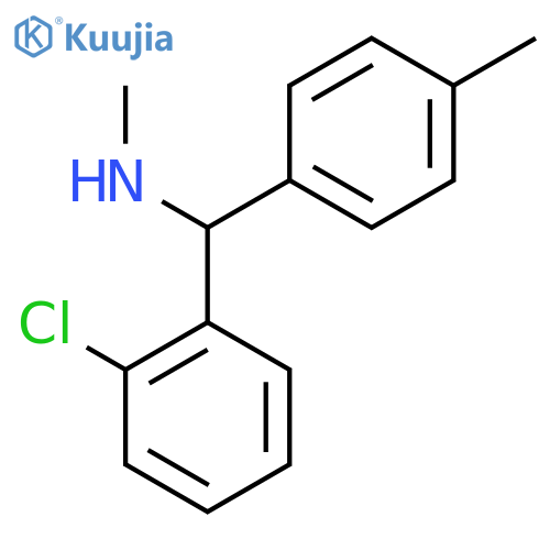 [(2-Chlorophenyl)(4-methylphenyl)methyl](methyl)amine structure