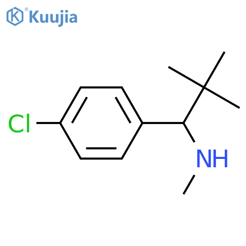 1-(4-Chlorophenyl)-2,2-dimethylpropyl(methyl)amine structure