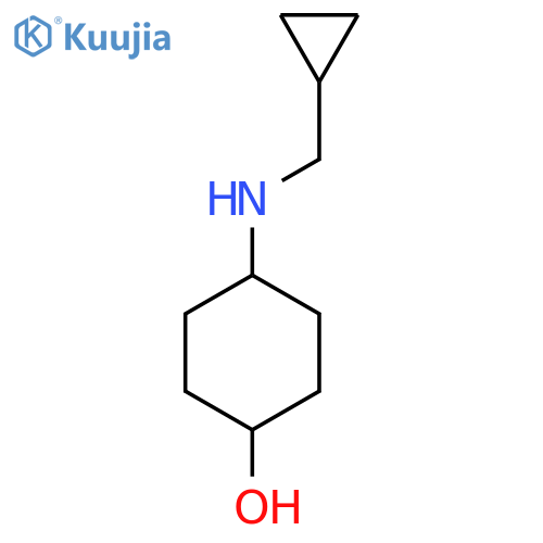4-[(Cyclopropylmethyl)amino]cyclohexan-1-ol structure