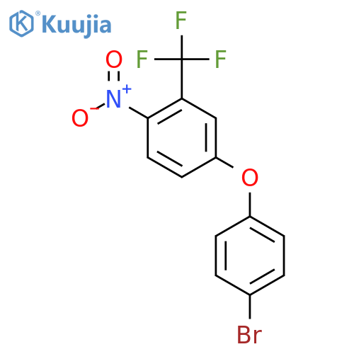 4-(4-Bromophenoxy)-1-nitro-2-(trifluoromethyl)benzene structure