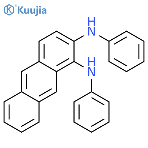 Anthracenediamine, N,N'-diphenyl- structure