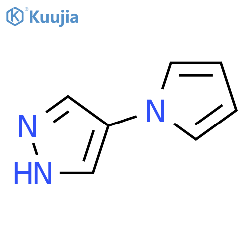 4-(1H-pyrrol-1-yl)-1H-pyrazole structure