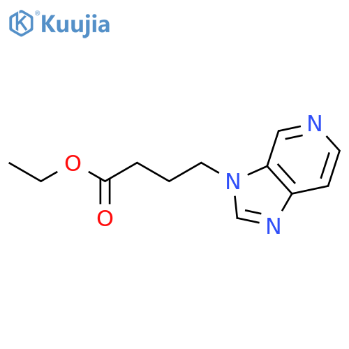 3H-Imidazo[4,5-c]pyridine-3-butanoic acid, ethyl ester structure