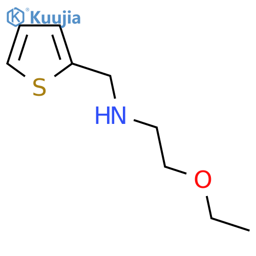 (2-ethoxyethyl)(thiophen-2-yl)methylamine structure