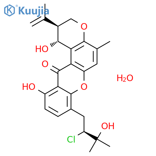 15-chlorotajixanthone hydrate structure