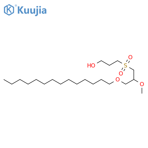 1-Propanol, 3-[[2-methoxy-3-(tetradecyloxy)propyl]sulfonyl]- structure