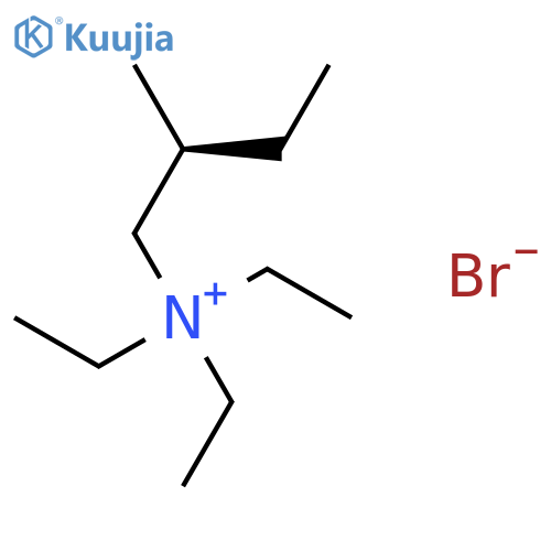 1-Butanaminium, N,N,N-triethyl-2-methyl-, bromide, (S)- structure