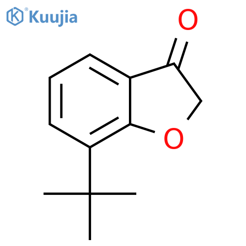 7-Tert-butyl-2,3-dihydro-1-benzofuran-3-one structure