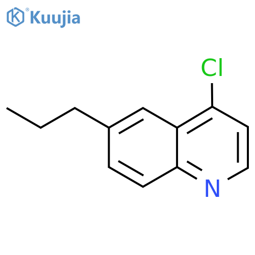 4-Chloro-6-propylquinoline structure
