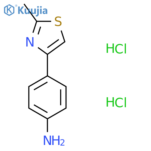 4-(2-Methyl-1,3-thiazol-4-yl)aniline dihydrochloride structure