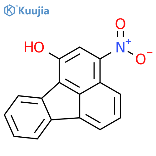 1-Fluoranthenol,3-nitro- structure