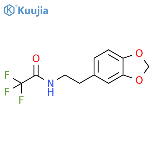 Acetamide, N-[2-(1,3-benzodioxol-5-yl)ethyl]-2,2,2-trifluoro- structure