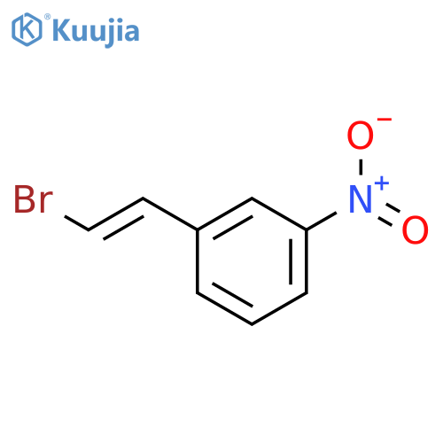 1-(2-bromoethenyl)-3-nitrobenzene structure