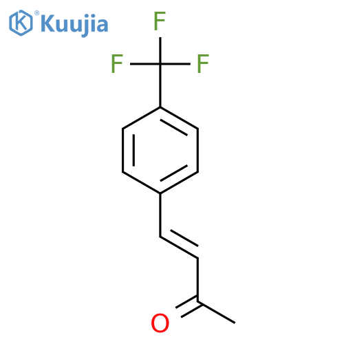 3-Buten-2-one, 4-[4-(trifluoromethyl)phenyl]-, (3E)- structure